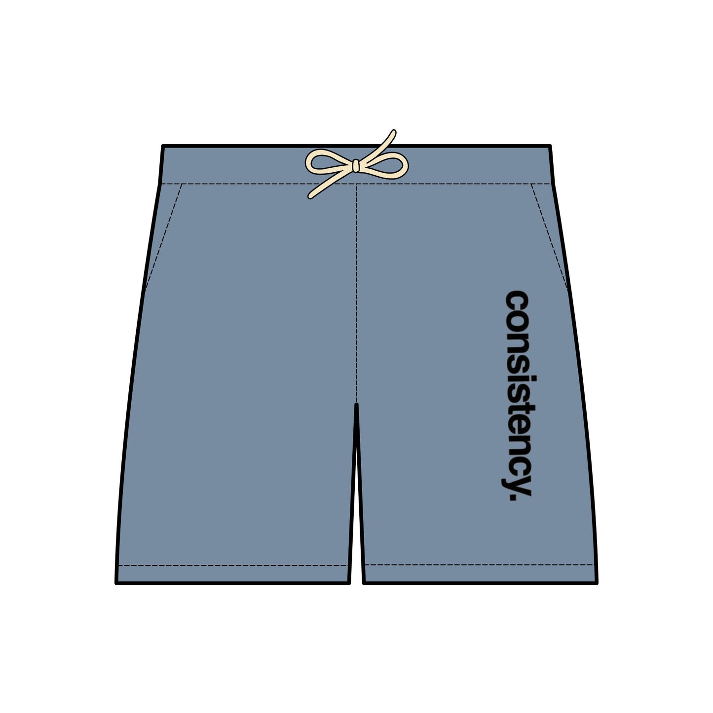 Fleece Sweat Shorts - Motivational Consistency Design